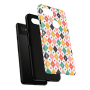 Colorful Diamond Pattern Google Pixel Phone Case - Tough Cases
