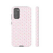 Stylish Samsung Galaxy Phone Case with Pink Ribbon Design