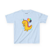 Kids Dinosaur Party Tee - Colorful Celebration Shirt for Birthday Fun