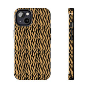 Wild Tiger Print Tough Phone Case - Stylish and Durable