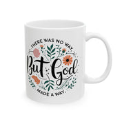 Inspirational Floral Ceramic Mug - 11oz & 15oz - Perfect for Coffee Lovers
