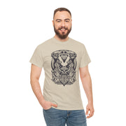 Unisex Heavy Cotton Tee - Fierce Guardian Graphic T-Shirt