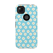 Daisy Floral Tough Phone Case - Durable Protection for Your Device