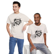 Skeleton Graphic Unisex Heavy Cotton Tee - Perfect for Halloween & Casual Wear