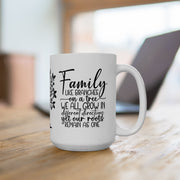 Family Tree Inspirational Ceramic Mug - 11oz & 15oz
