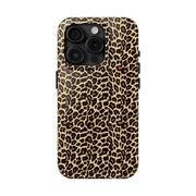 Leopard Print Tough Phone Case - Stylish & Durable Protection for Your Device