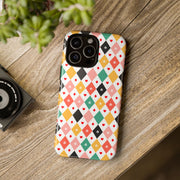 Colorful Playing Card Pattern Tough Case for iPhone