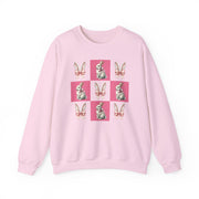 Spring Bunny Crewneck Sweatshirt | Cute Pastel Design for Easter & Everyday Comfort