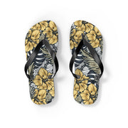 Tropical Floral Flip Flops | Summer Beach Sandals for Vacation