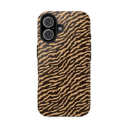 Wild Tiger Print Tough Phone Case – Durable Protection for Adventurers