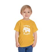 Jungle Buddy Toddler Tee - Cute Elephant Graphic T-Shirt for Kids