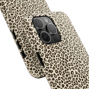 Leopard Print Tough Phone Case - Stylish & Durable Protection