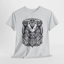 Unisex Heavy Cotton Tee - Fierce Guardian Graphic T-Shirt