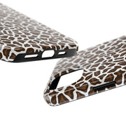 Stylish Leopard Print Tough Phone Case - Durable Protection for Your Device