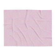 Cozy Pink Floral Arctic Fleece Blanket for Warmth and Comfort