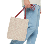 Elegant Floral Pattern Tote Bag - Eco-Friendly Shopping Bag for All Occasions