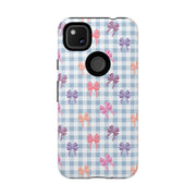 Bow-Patterned Google Pixel Phone Case - Stylish Protection for Your Device