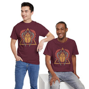 Bohemian Graphic Unisex Heavy Cotton Tee – Vintage Beetle Design