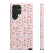 Cute Floral Tough Samsung Galaxy Phone Case for Kids & Teens