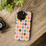 Colorful Playing Card Pattern Tough Case for iPhone