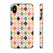 Colorful Playing Card Pattern Tough Case for iPhone