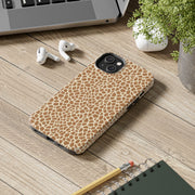 Giraffe Print Tough Phone Case for Animal Lovers