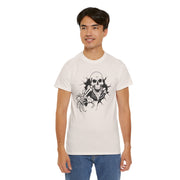 Skeleton Graphic Unisex Heavy Cotton Tee - Perfect for Halloween & Casual Wear