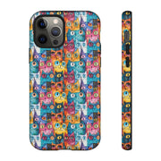 Playful Cat iPhone Case - Tough & Colorful Design