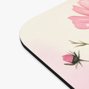 Floral Blossom Mouse Pad – Pink Cosmos Design for Home Office or Desk Decoration