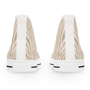Stylish Zebra Print High Top Sneakers for Trendy Women
