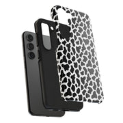 Stylish Cow Print Tough Phone Case - Durable Protection for Animal Lovers