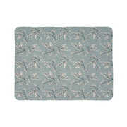 Cozy Floral Fleece Sherpa Blanket - Perfect for Home Comfort & Gift Giving