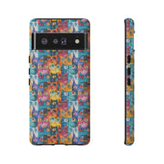 Colorful Cat Google Pixel Phone Case - Tough Cases for Pet Lovers