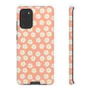Daisy Pattern Tough Samsung Galaxy Phone Case - Floral Design for Stylish Protection