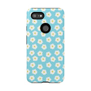 Daisy Floral Tough Phone Case - Durable Protection for Your Device
