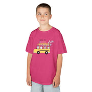 Back to School Kids Tee - Fun Green Cotton T-Shirt
