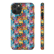 Playful Cat iPhone Case - Tough & Colorful Design