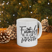 Family is the Heart of the Home Ceramic Mug - 11oz & 15oz