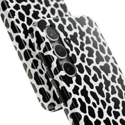 Stylish Cow Print Tough Phone Case - Durable Protection for Animal Lovers