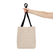 Elegant Floral Pattern Tote Bag - Eco-Friendly Shopping Bag for All Occasions
