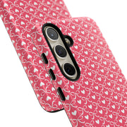 Cute Heart Pattern Samsung Galaxy Phone Case - Tough Protection for Everyday Use
