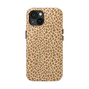Giraffe Print Tough Phone Case for Animal Lovers