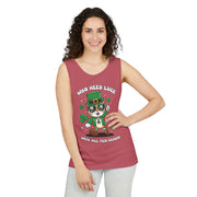 St. Patrick's Day Cat Tank Top - 