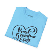 Best Grandma Ever Unisex Softstyle T-Shirt - Perfect Gift for Grandparents