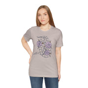 Floral Snake Unisex Jersey Tee - Stylish Graphic T-Shirt for Nature Lovers