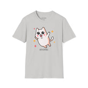 Cute Cat Graphic Unisex Softstyle T-Shirt - Perfect for Pet Lovers