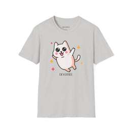 Cute Cat Graphic Unisex Softstyle T-Shirt - Perfect for Pet Lovers