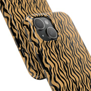 Wild Tiger Print Tough Phone Case - Stylish and Durable