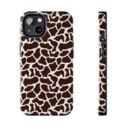 Giraffe Print Tough Phone Case - Stylish & Durable Protection for Animal Lovers