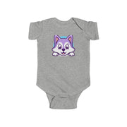 Cute Animal Face Infant Bodysuit - Adorable Baby Onesie for Newborns